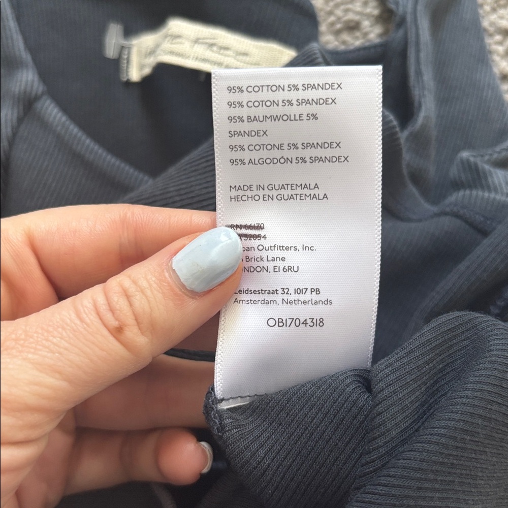 We The Free You’re A Gem Tank, NWOT, charcoal grey - Picture 5 of 6